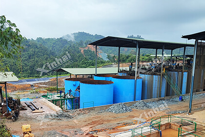 800tpd CIL gold mine in Malaysia